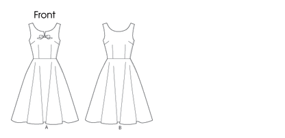 Butterick B5748 misses' lined dress sewing pattern envelope