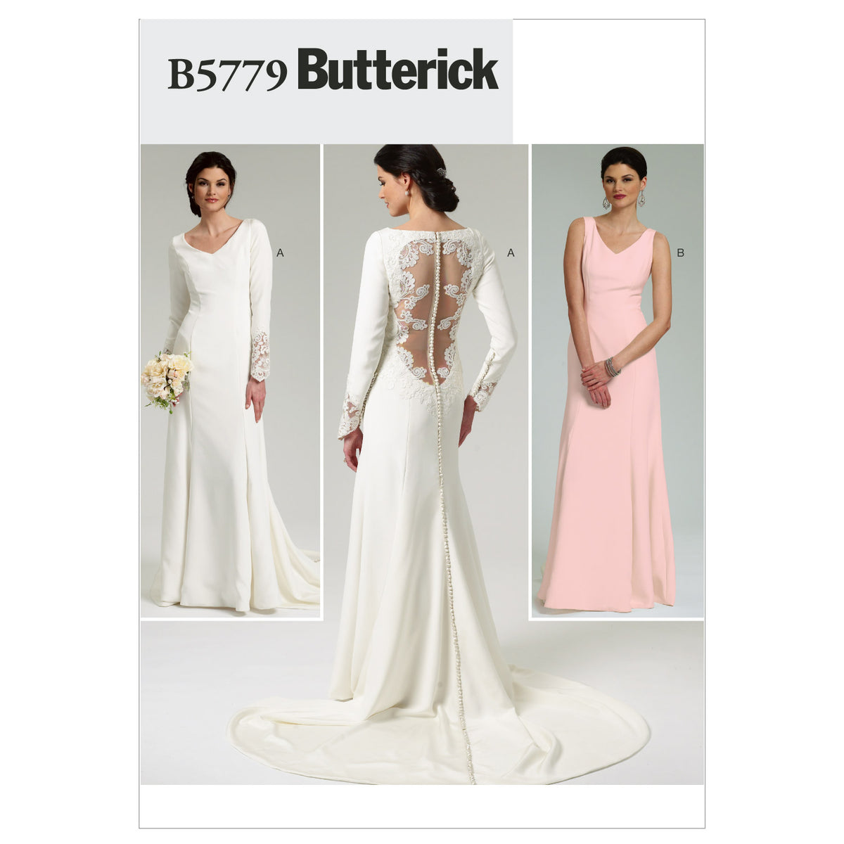 Butterick B5779 misses' special occasion dress sewing pattern envelope