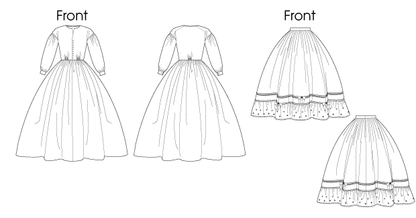 Butterick B5831 misses' costume dress sewing pattern envelope