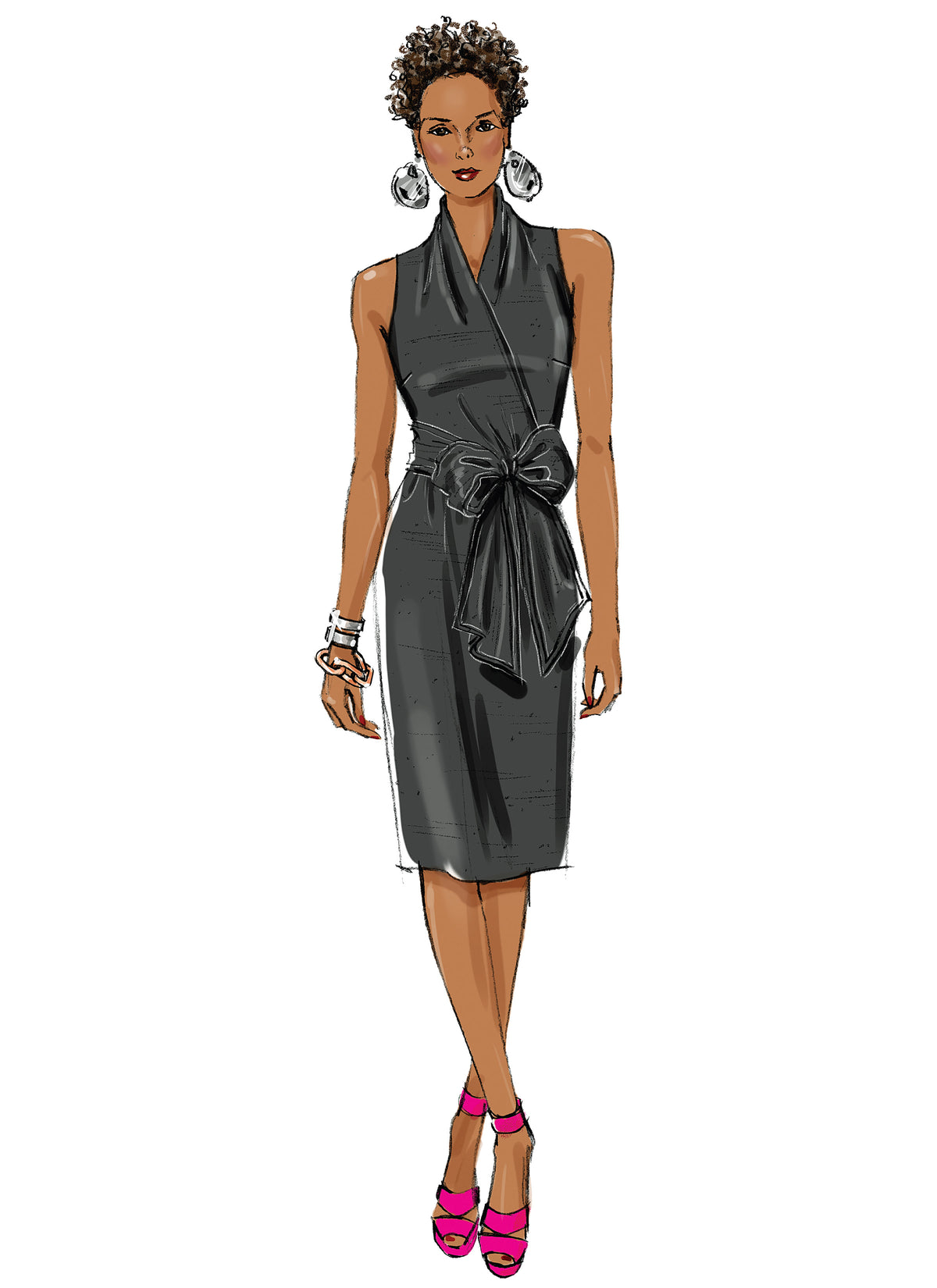 Butterick B5850 misses' dress sewing pattern envelope