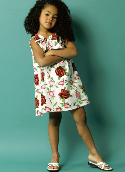 Butterick B5876 toddler dress sewing pattern envelope