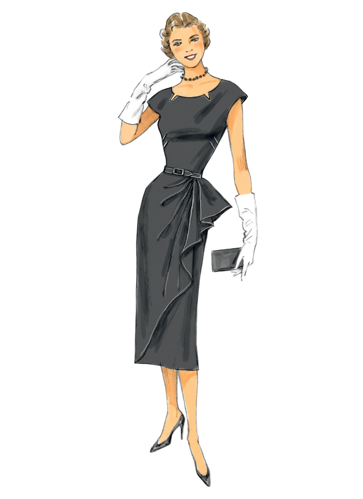 Butterick B5880 misses' lined dress sewing pattern envelope