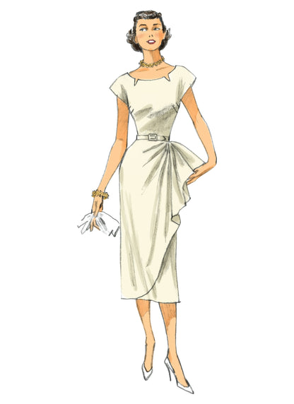 Butterick B5880 misses' lined dress sewing pattern envelope