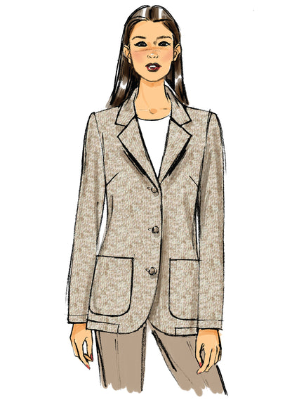 Butterick B5926 misses' jacket sewing pattern envelope