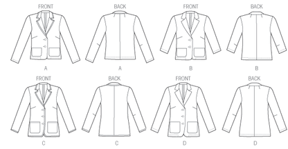 Butterick B5926 misses' jacket sewing pattern envelope
