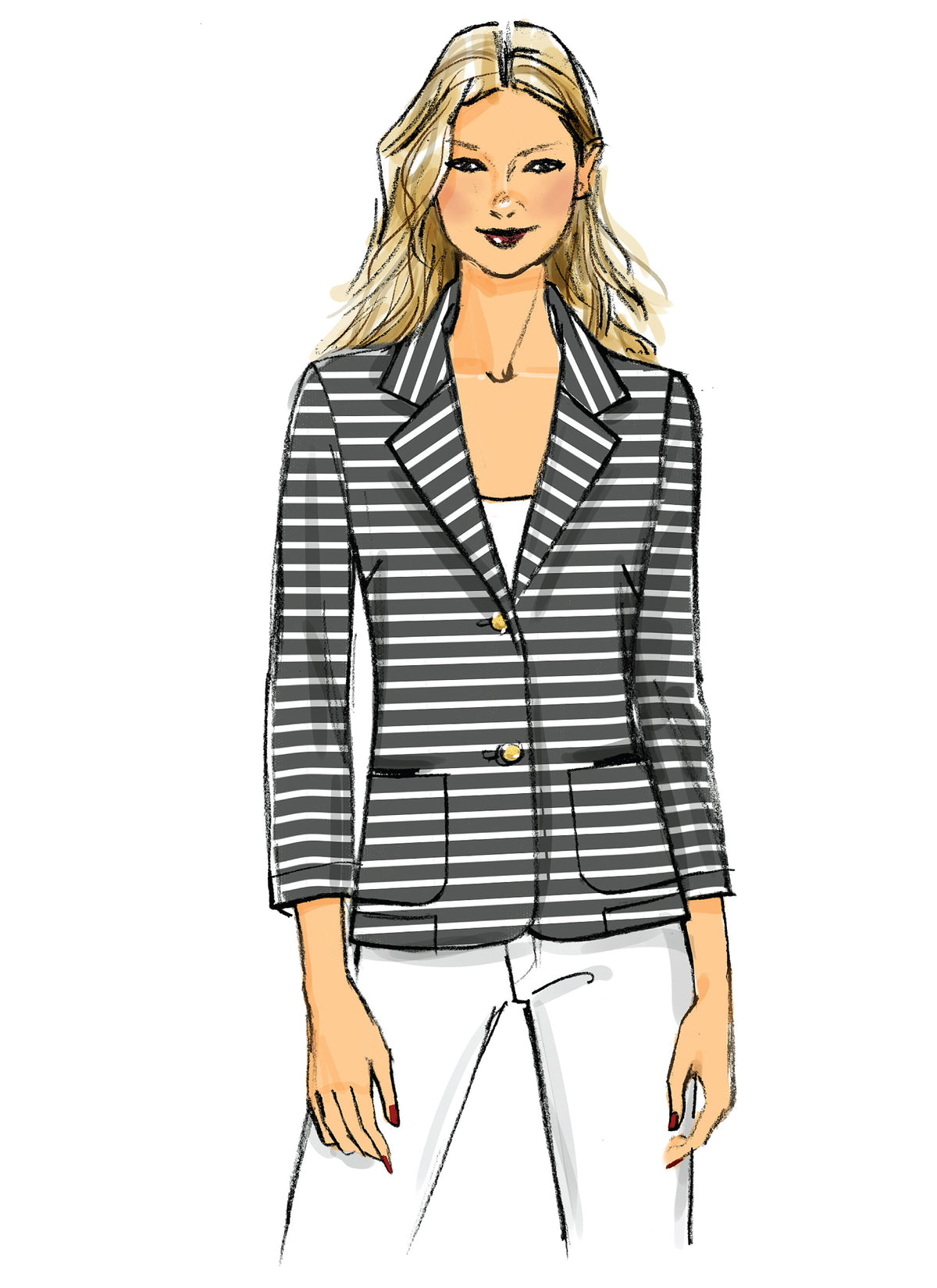 Butterick B5926 misses' jacket sewing pattern envelope