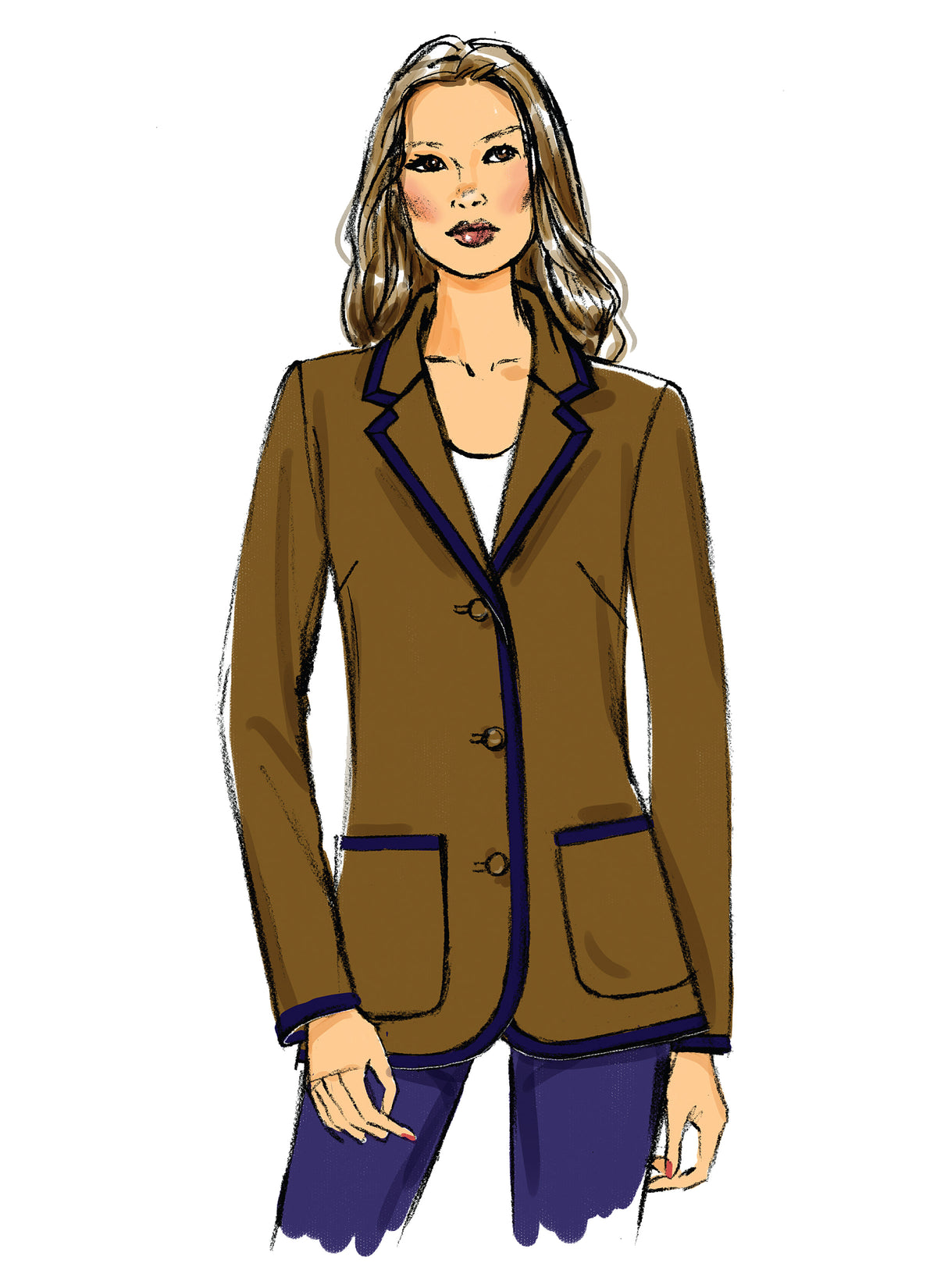 Butterick B5926 misses' jacket sewing pattern envelope