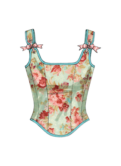 Butterick B5935 misses' corset sewing pattern envelope