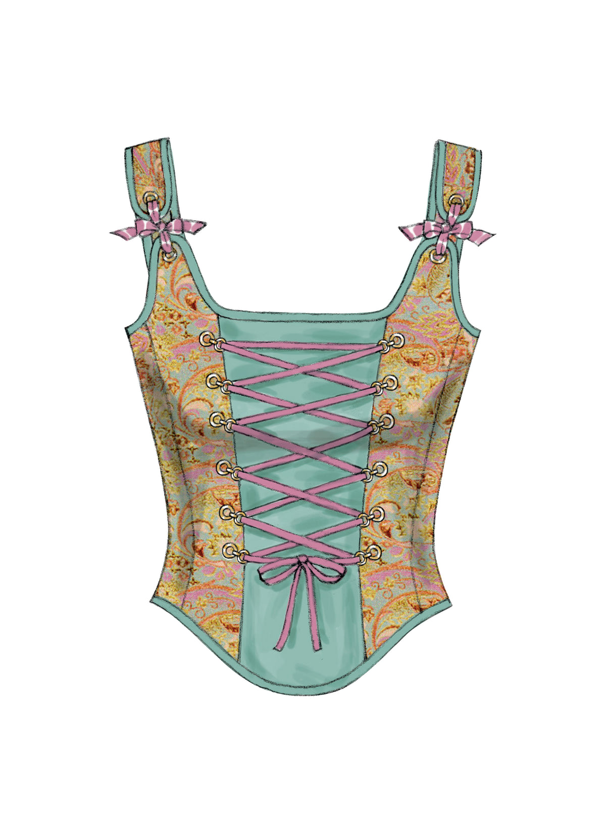 Butterick B5935 misses' corset sewing pattern envelope