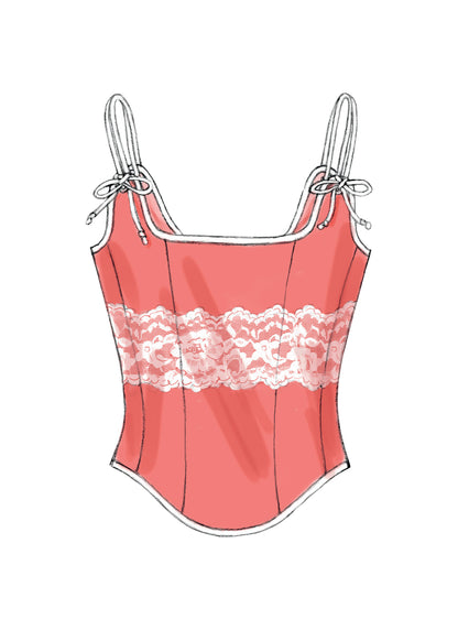 Butterick B5935 misses' corset sewing pattern envelope
