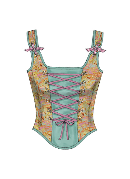 Butterick B5935 misses' corset sewing pattern envelope