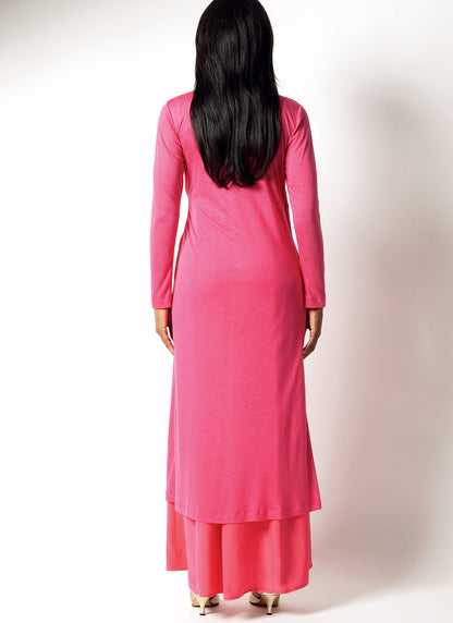 Butterick B5963 sewing pattern envelope showing wrap robe designs