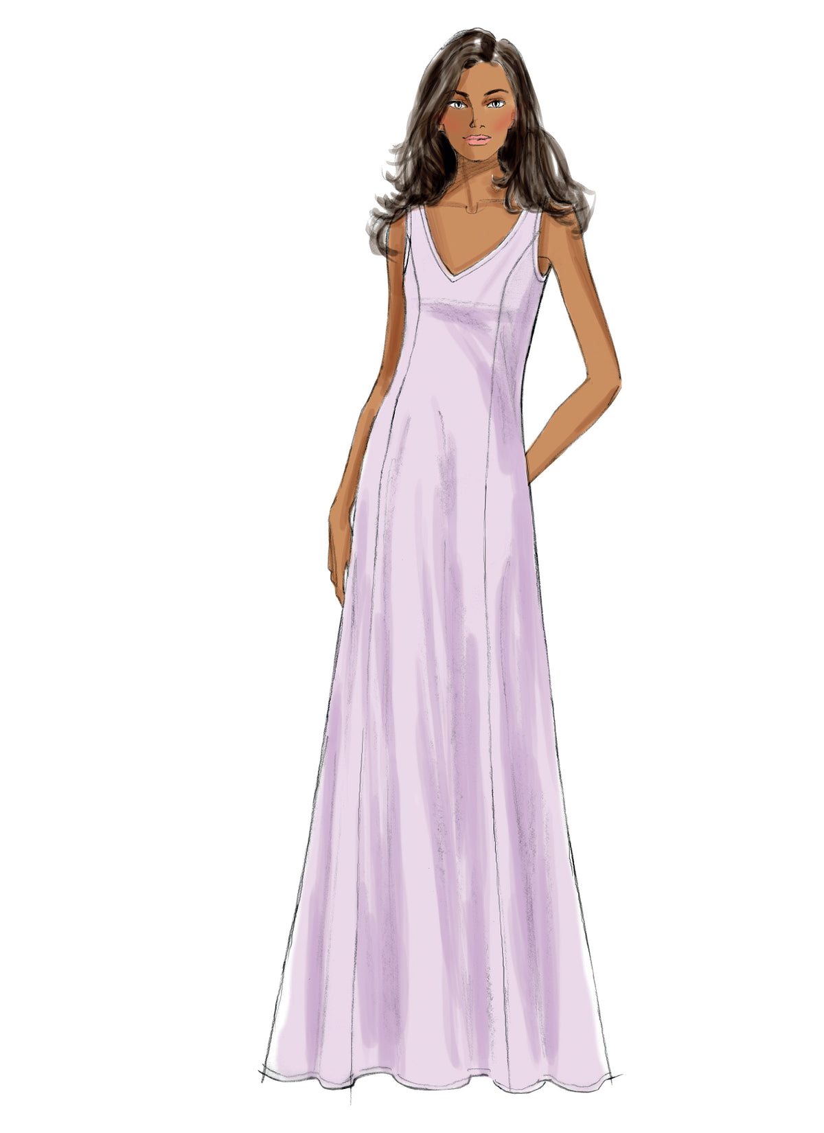 Butterick B5963 sewing pattern envelope showing wrap robe designs