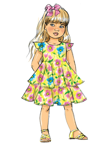 Butterick B6013 sewing pattern envelope showing dress designs