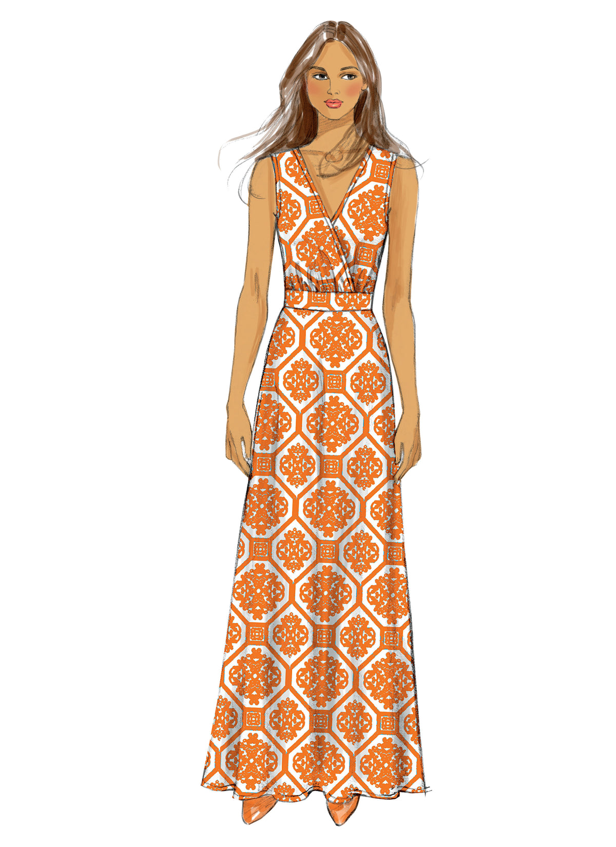 Butterick B6051 sewing pattern envelope showing pullover dress designs
