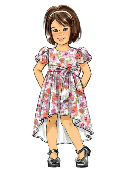 Butterick B6161 sewing pattern envelope showing lined dress designs