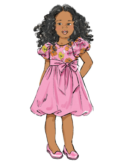 Butterick B6161 sewing pattern envelope showing lined dress designs