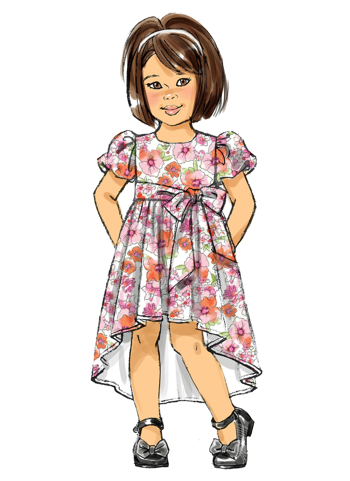 Butterick B6161 sewing pattern envelope showing lined dress designs
