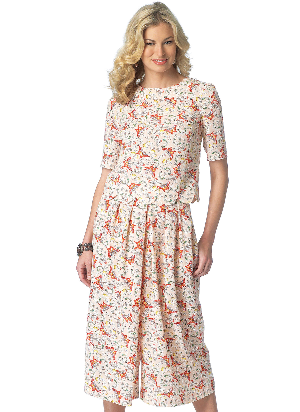 Butterick B6178 sewing pattern envelope showing culottes designs