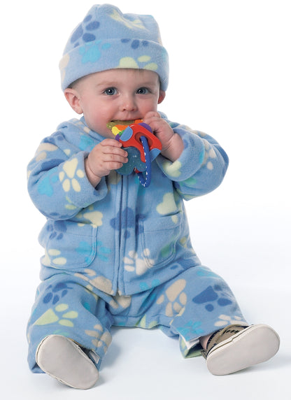 Butterick B6238 sewing pattern envelope showing baby hooded jacket designs