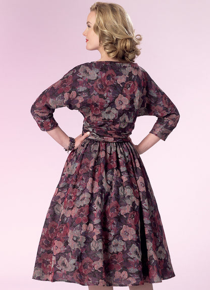 Butterick B6242 sewing pattern envelope showing women's pullover dress designs