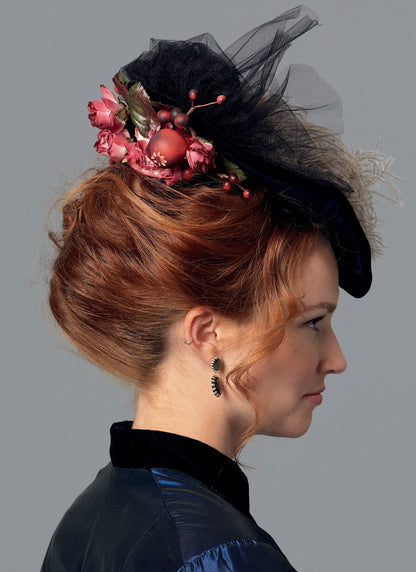 Butterick B6397 sewing pattern envelope showing hats designs