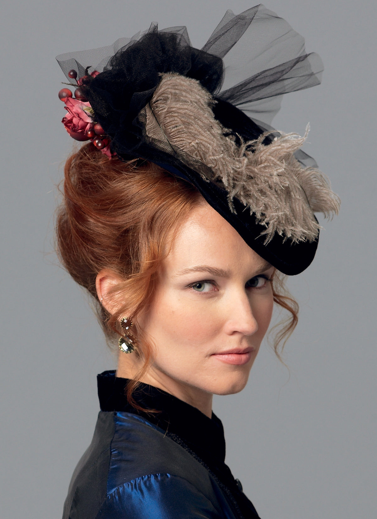 Butterick B6397 sewing pattern envelope showing hats designs