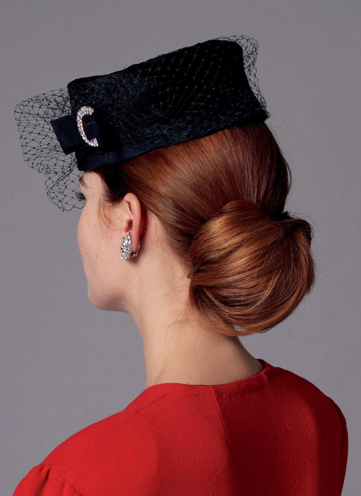 Butterick B6397 sewing pattern envelope showing hats designs