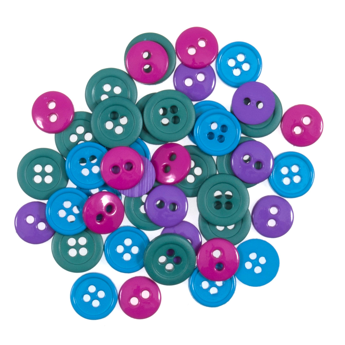 Pack of assorted small jewel craft buttons