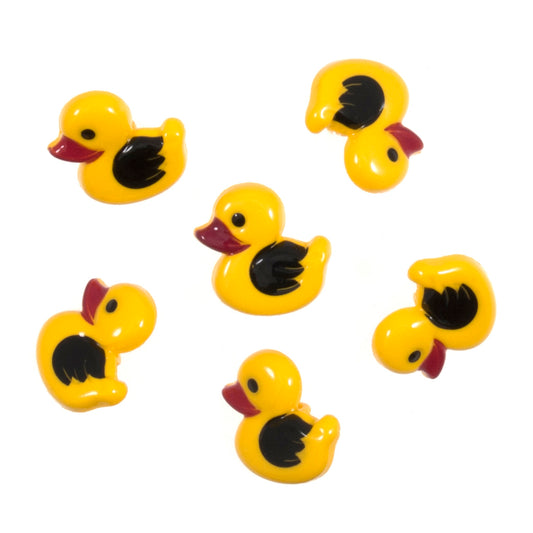 Yellow duck novelty buttons