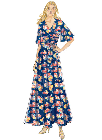 Butterick B6446 sewing pattern envelope showing misses dress designs