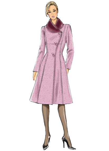 Butterick B6497 sewing pattern envelope showing misses jacket and coat designs