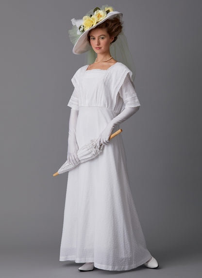 Butterick B6610 sewing pattern envelope showing misses costume dress designs