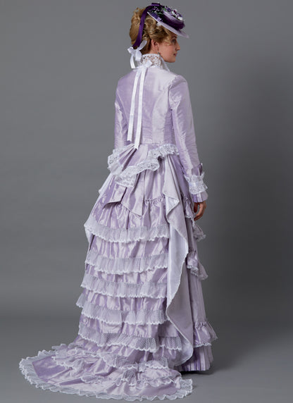 Butterick B6692 sewing pattern envelope showing a fitted button-front jacket and skirt costume