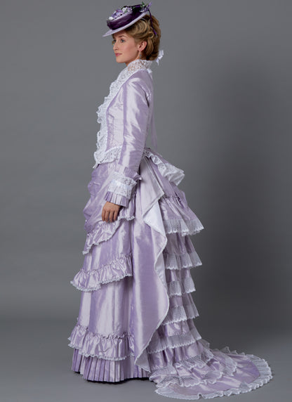 Butterick B6692 sewing pattern envelope showing a fitted button-front jacket and skirt costume