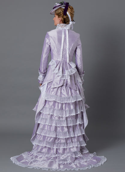 Butterick B6692 sewing pattern envelope showing a fitted button-front jacket and skirt costume
