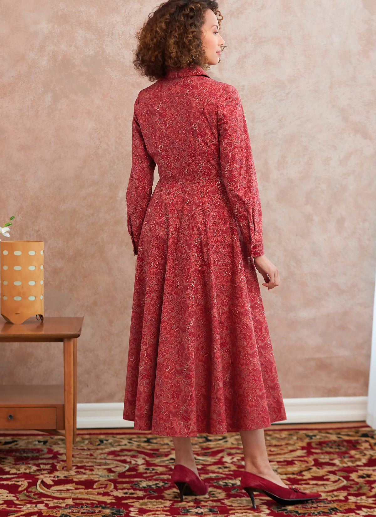 Butterick B6702 sewing pattern envelope showing a dress with a fitted bodice and flared skirt