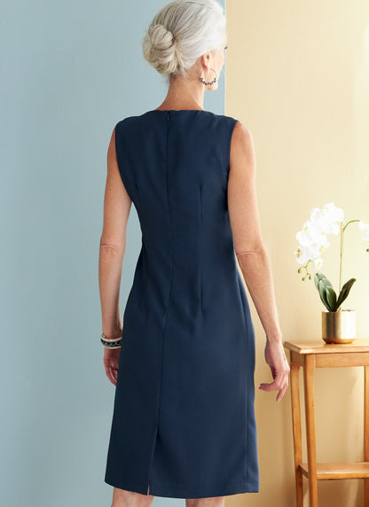 Butterick B6796 sewing pattern envelope showing misses' jacket, dress, skirt and trousers designs