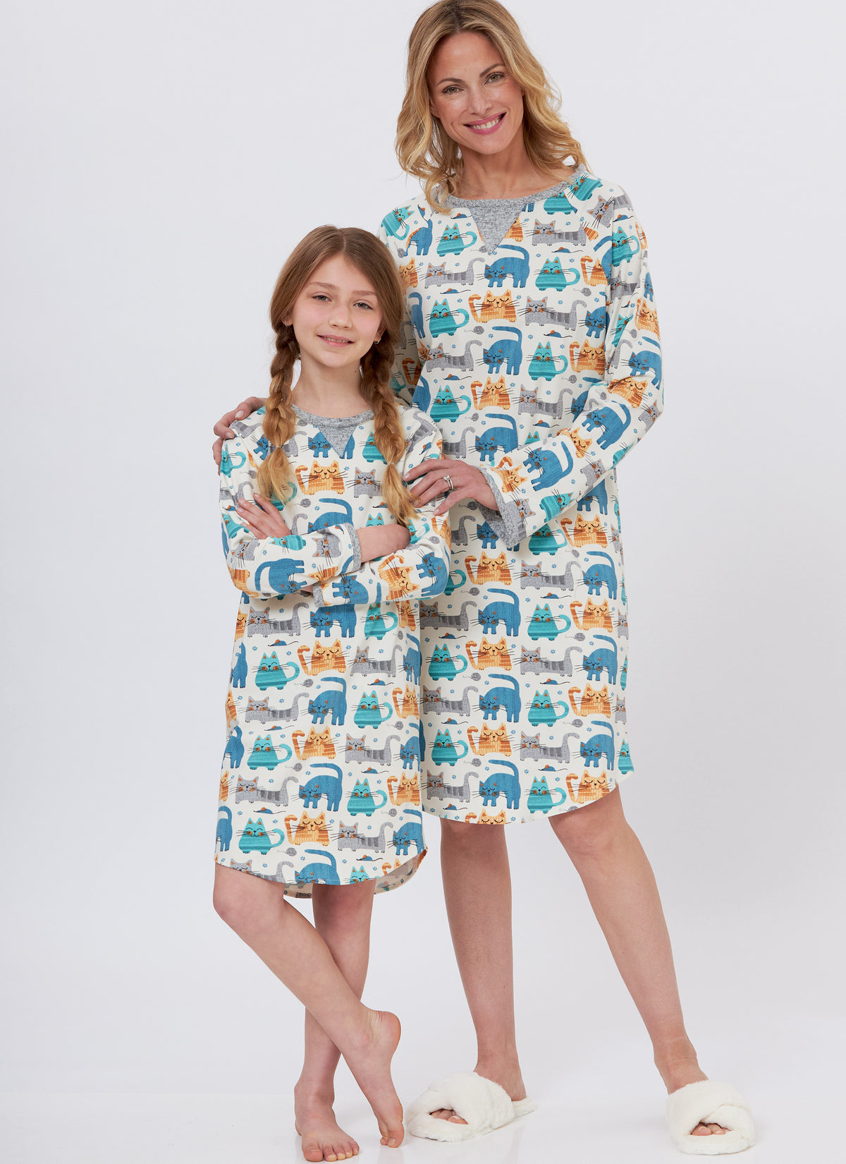Butterick B6867 sewing pattern envelope showing unisex loungewear top, tunic and trousers designs