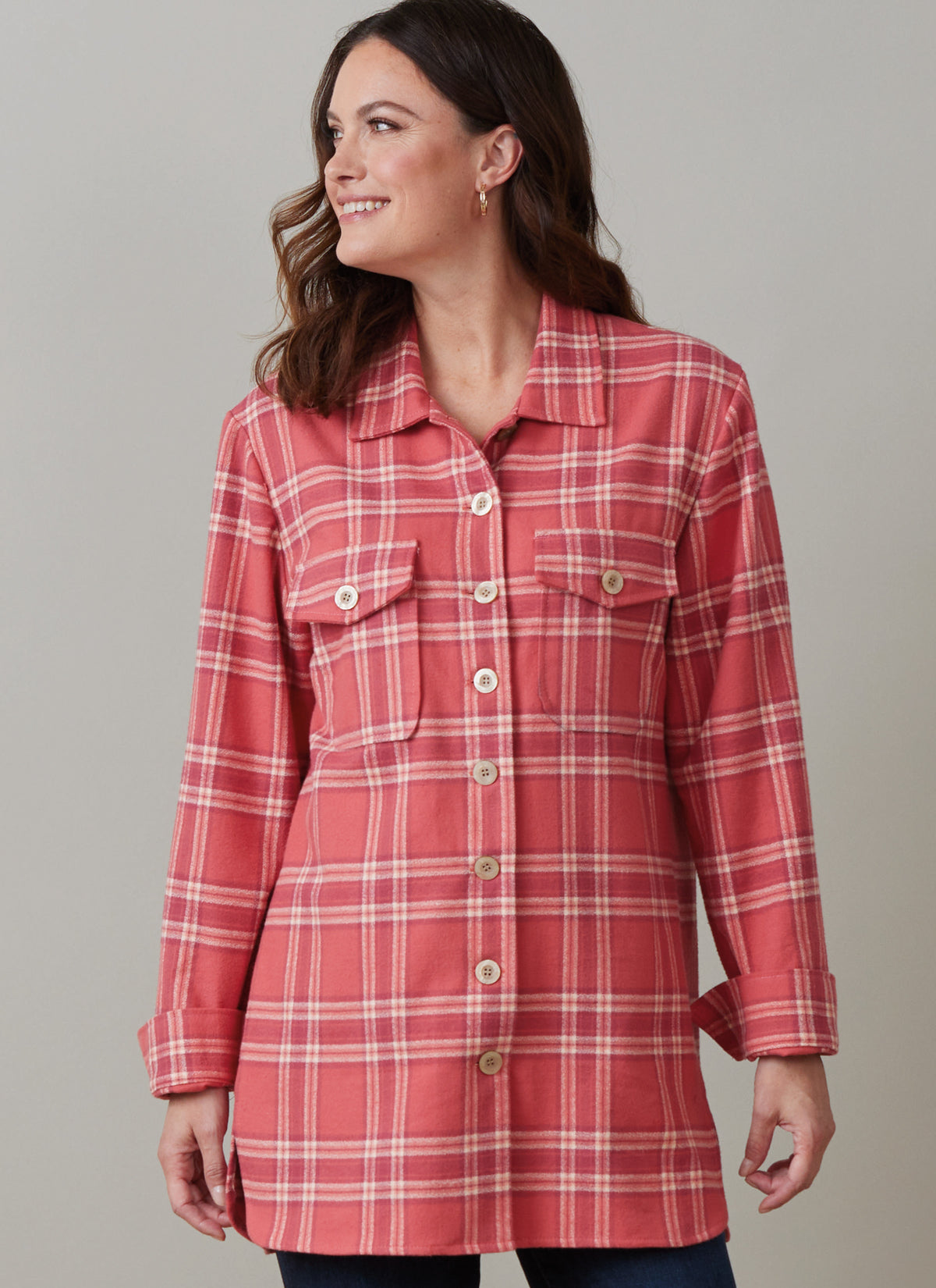 Butterick B6916 sewing pattern envelope showing the unisex shirt jacket designs