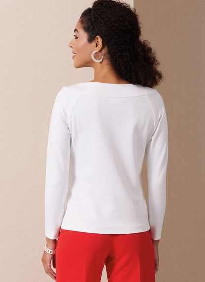 Butterick B6975 sewing pattern envelope showing a jacket with front patch pockets