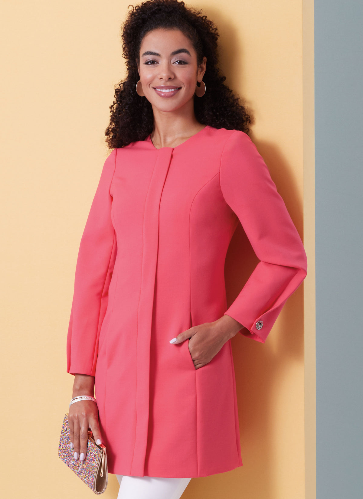 Butterick B6979 sewing pattern envelope showing fitted, lined jackets