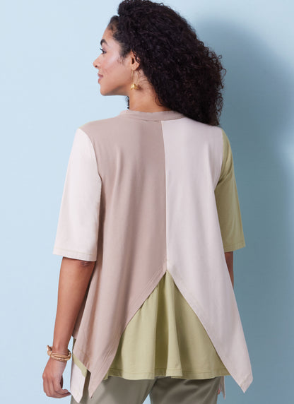 Butterick B6981 sewing pattern envelope showing tunic tops