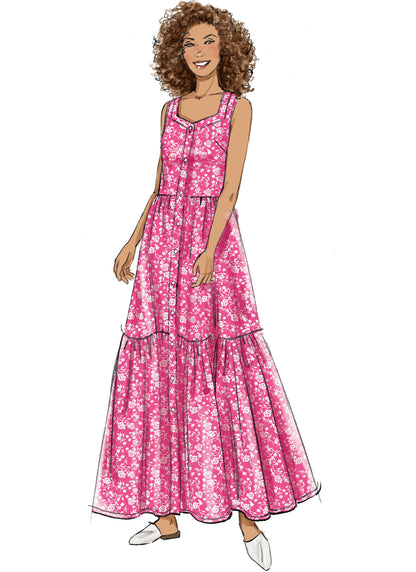Butterick B6983 sewing pattern envelope showing a garment that can be worn as a dress or a day cover-up