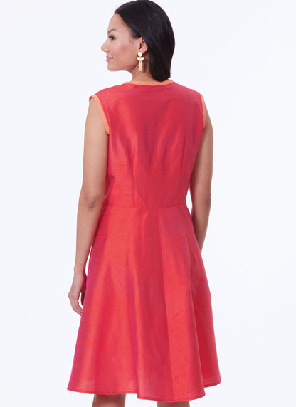 Butterick B6985 sewing pattern envelope showing a vintage 1970s Wrap-and-Go dress