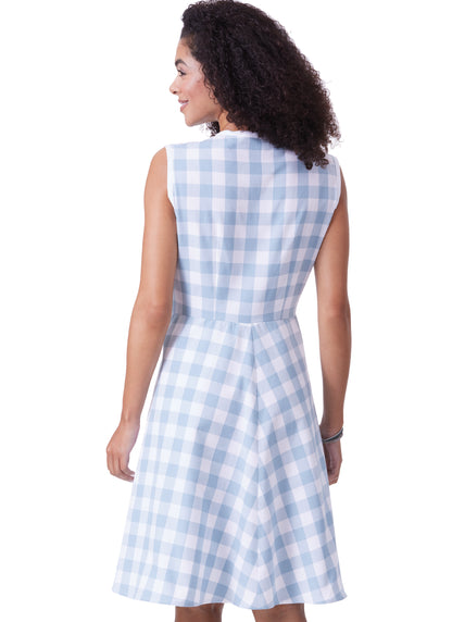 Butterick B6985 sewing pattern envelope showing a vintage 1970s Wrap-and-Go dress