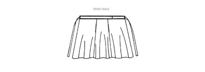 Butterick B6986 sewing pattern envelope showing a vintage 1970s Wrap-and-Go skirt