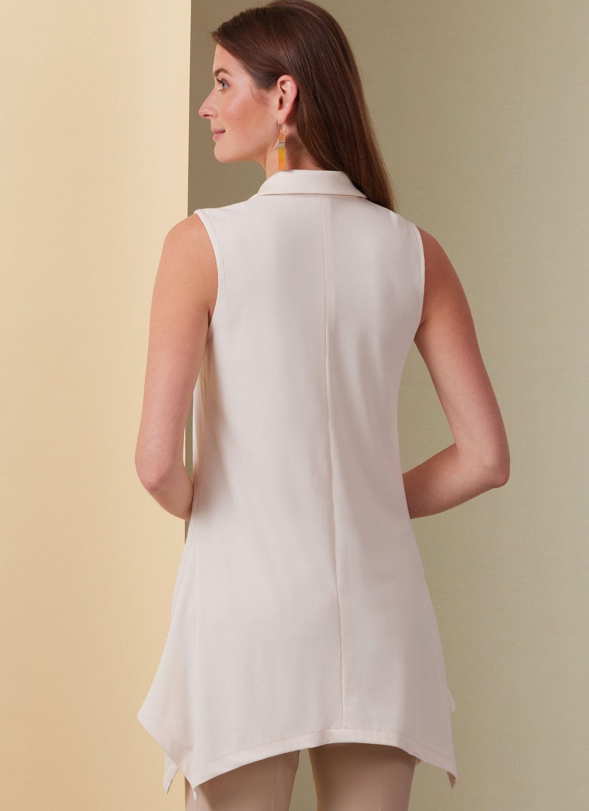 Butterick B6997 sewing pattern envelope showing knit shirt designs