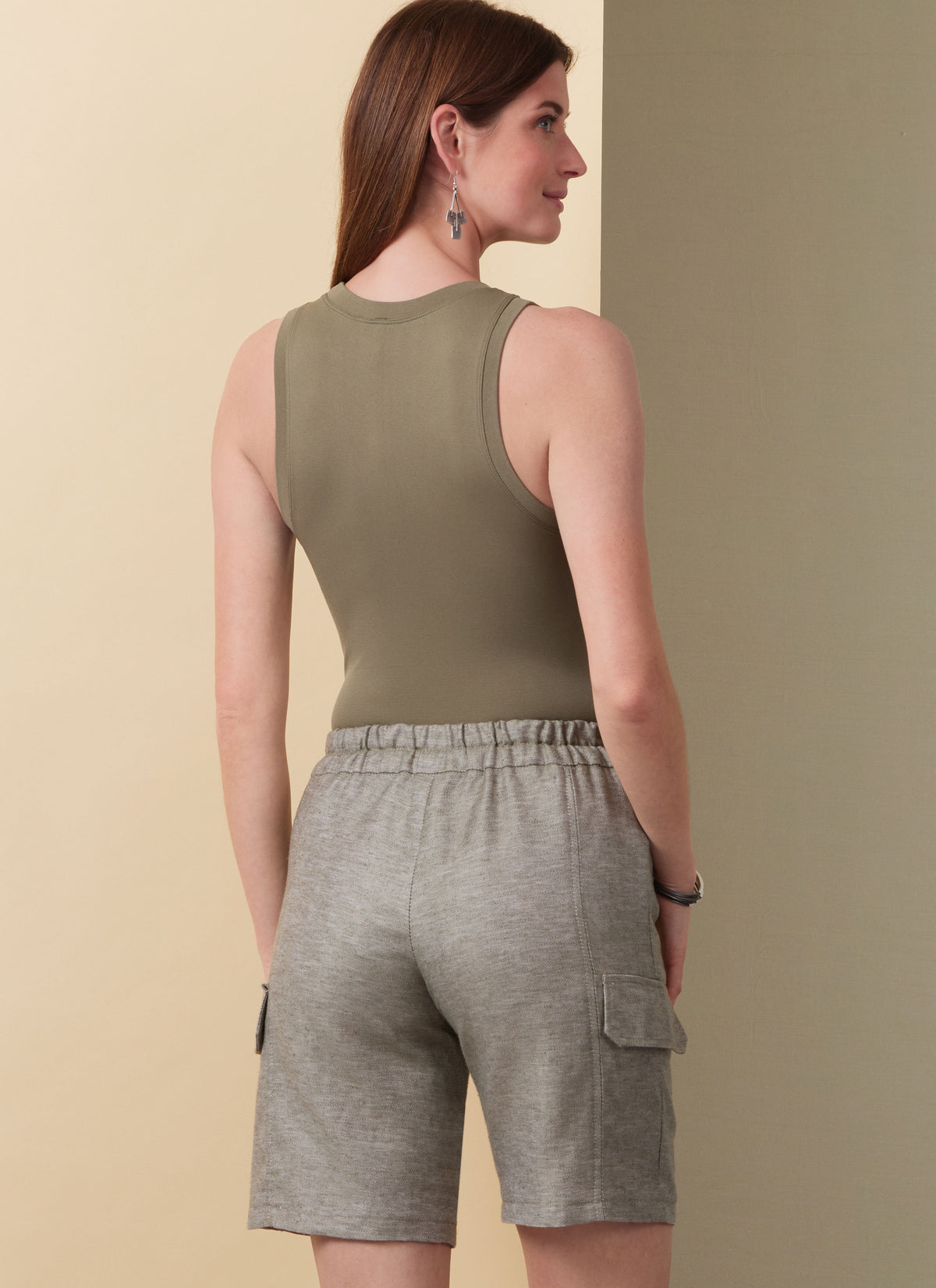 Butterick B6998 sewing pattern envelope showing shorts and trousers designs