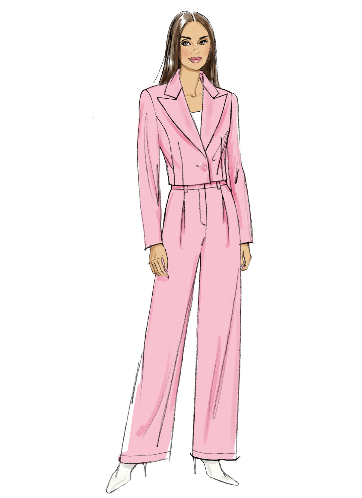 Butterick B7012 sewing pattern envelope showing lined jacket designs